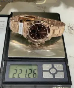 Daytona 116505 Brown Dial on RG Braclet (Weighted) 14 weishang_20250926002257