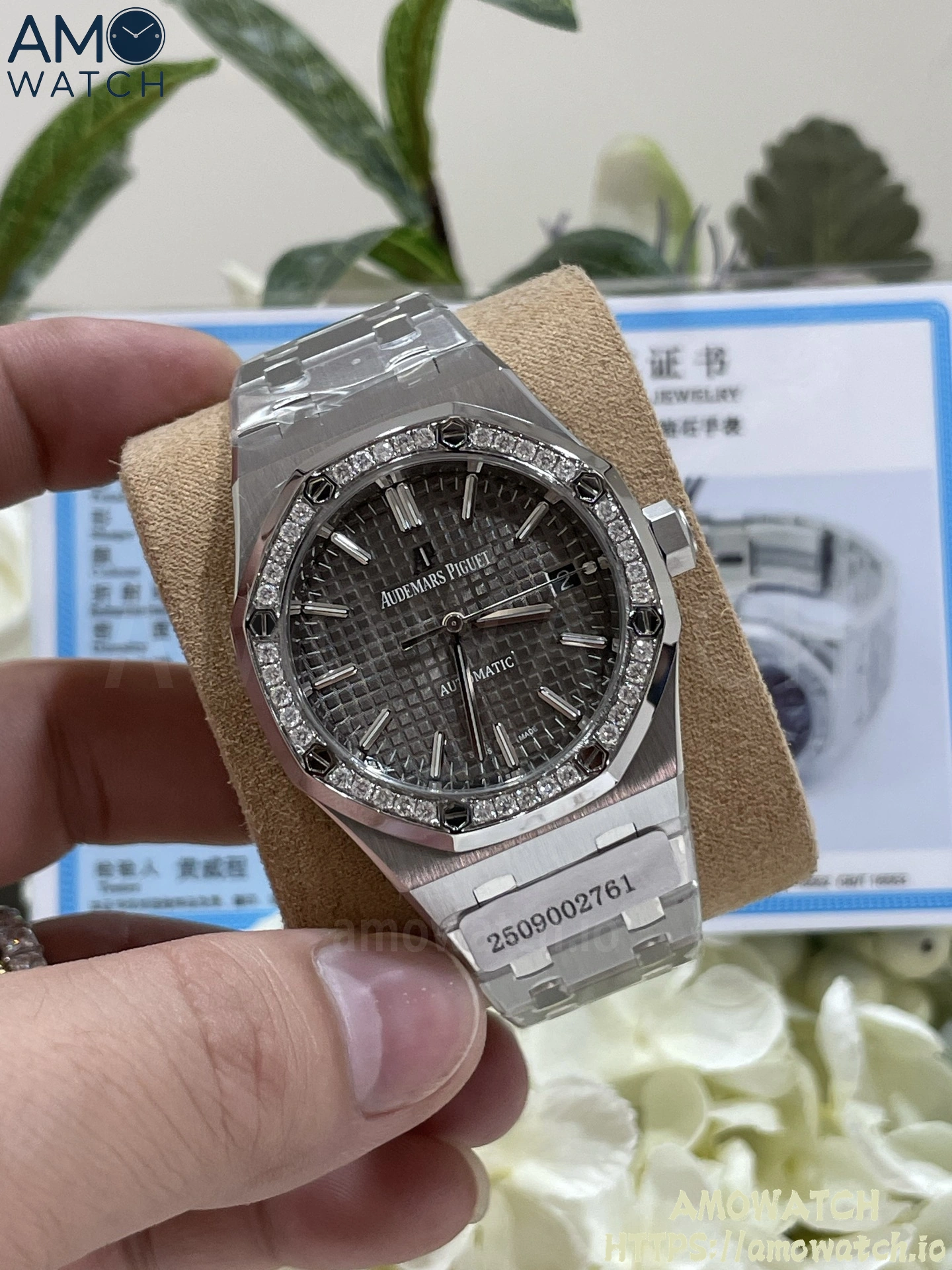 Custom Made Royal Oak 37mm 15450ST.OO.1256ST.02 SS 2 weishang_20250926001506