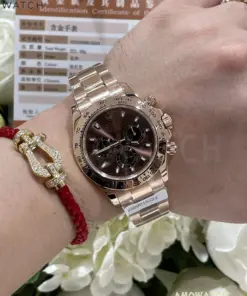 Daytona 116505 Brown Dial on RG Braclet (Weighted) 21 weishang_20250926002354