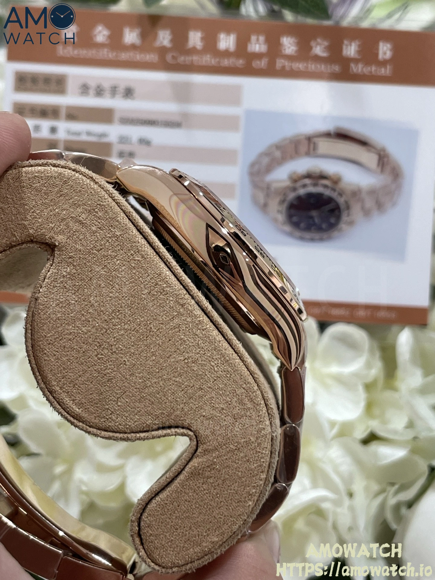 Daytona 116505 Brown Dial on RG Braclet (Weighted) 7 weishang_20250926002322