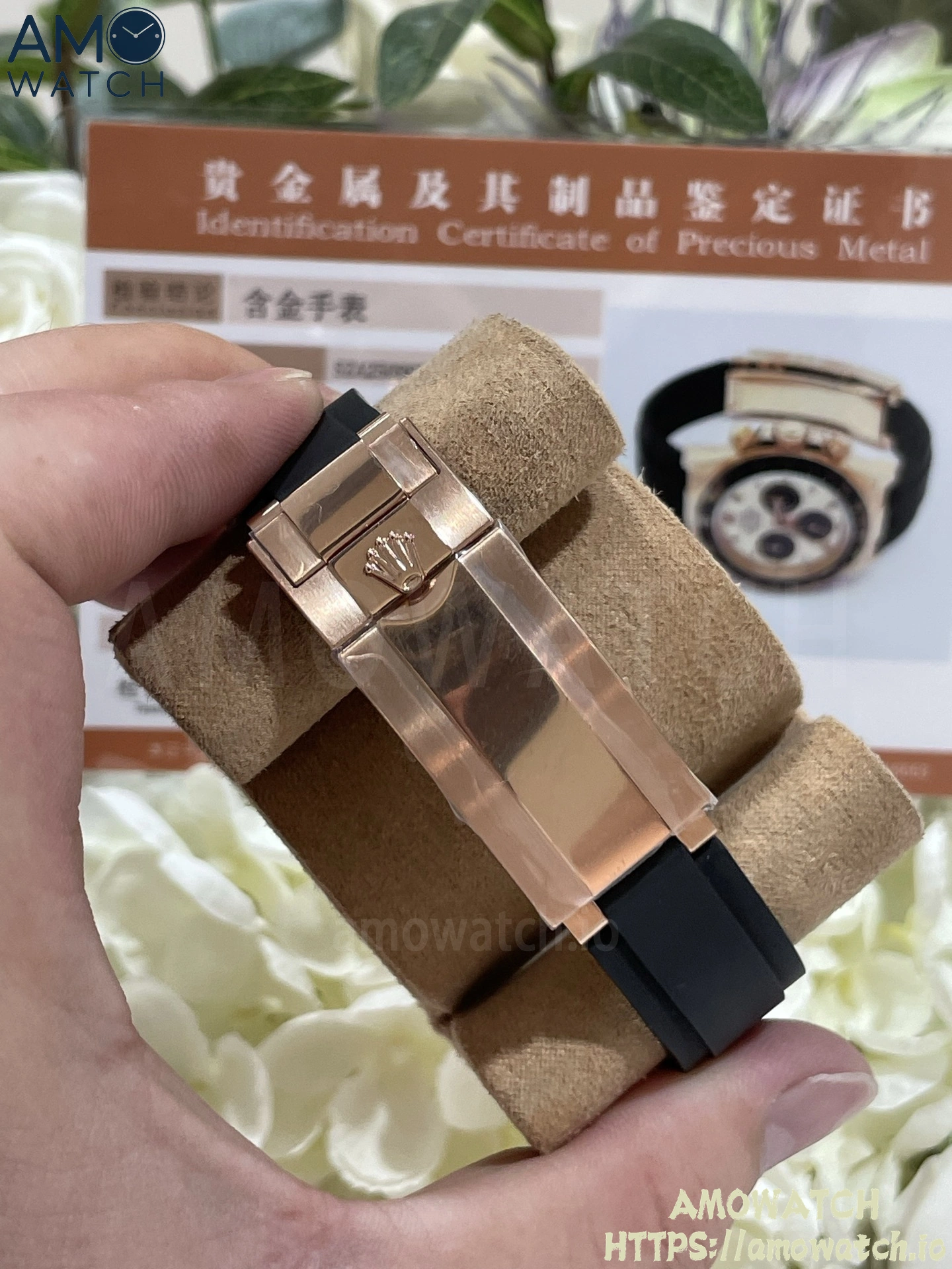 Daytona 126518 Black/RG Dial on Oysterflex Strap 8 weishang_20250926002112