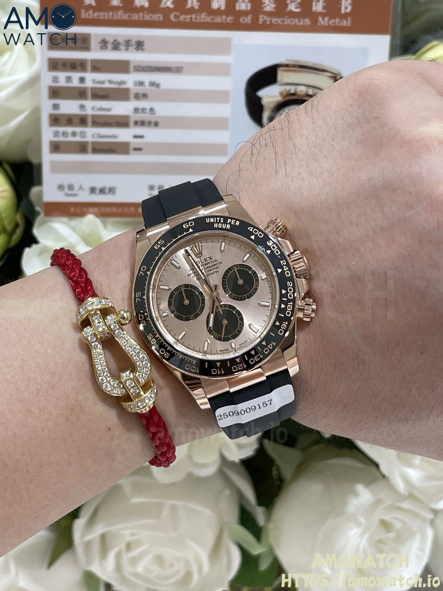 Daytona 126518 Black/RG Dial on Oysterflex Strap 11 weishang_20250926002137