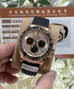 Daytona 126518 Black/RG Dial on Oysterflex Strap 13 weishang_20250926002032