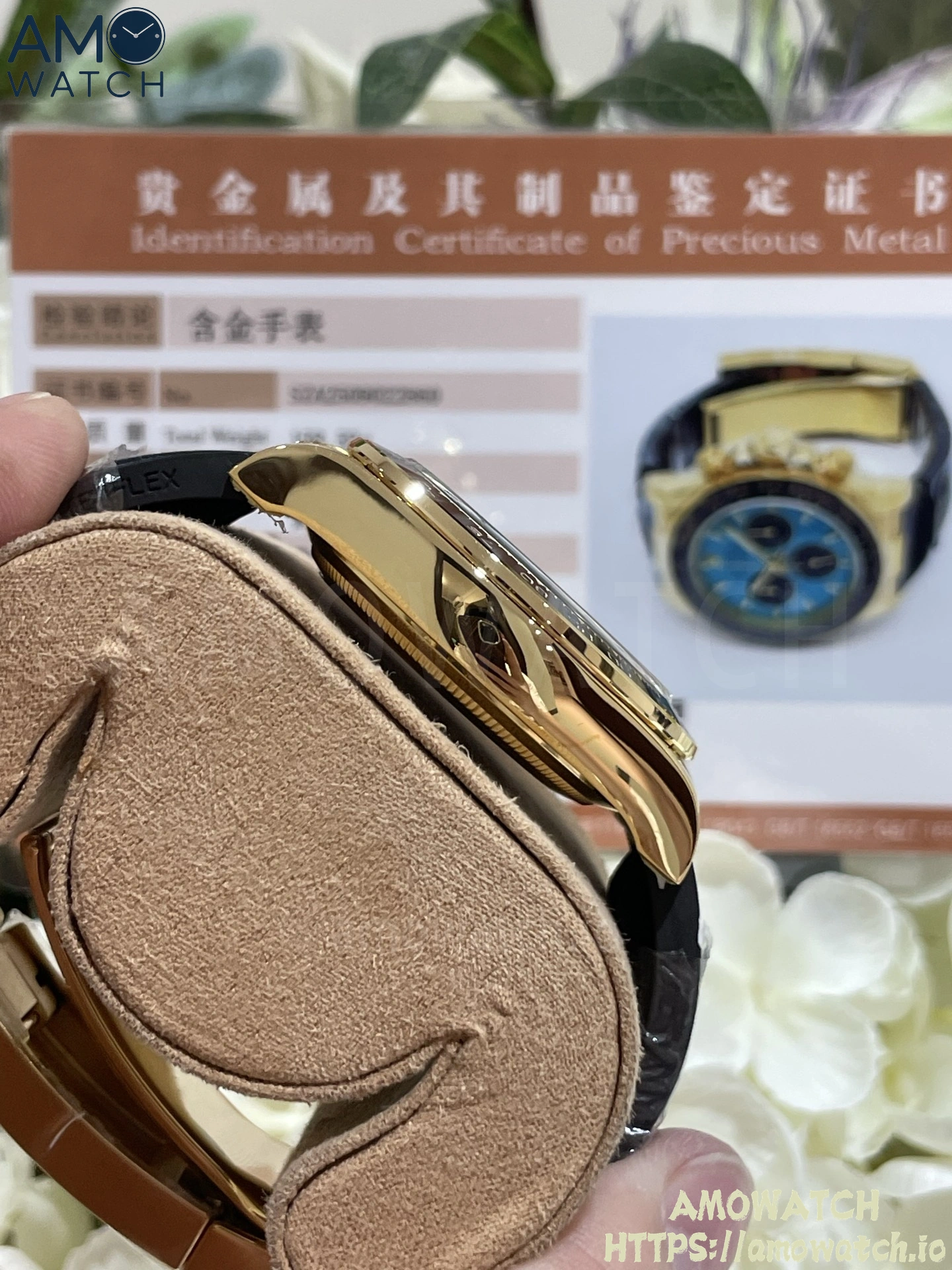 Daytona 126518 Turquoise Dial on Oysterflex Strap (Weighted) 8 weishang_20250926002547