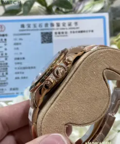 Daytona 116595rbow SW Moissanite Dial on RG Moissanite Braclet 16 weishang_20250926001742