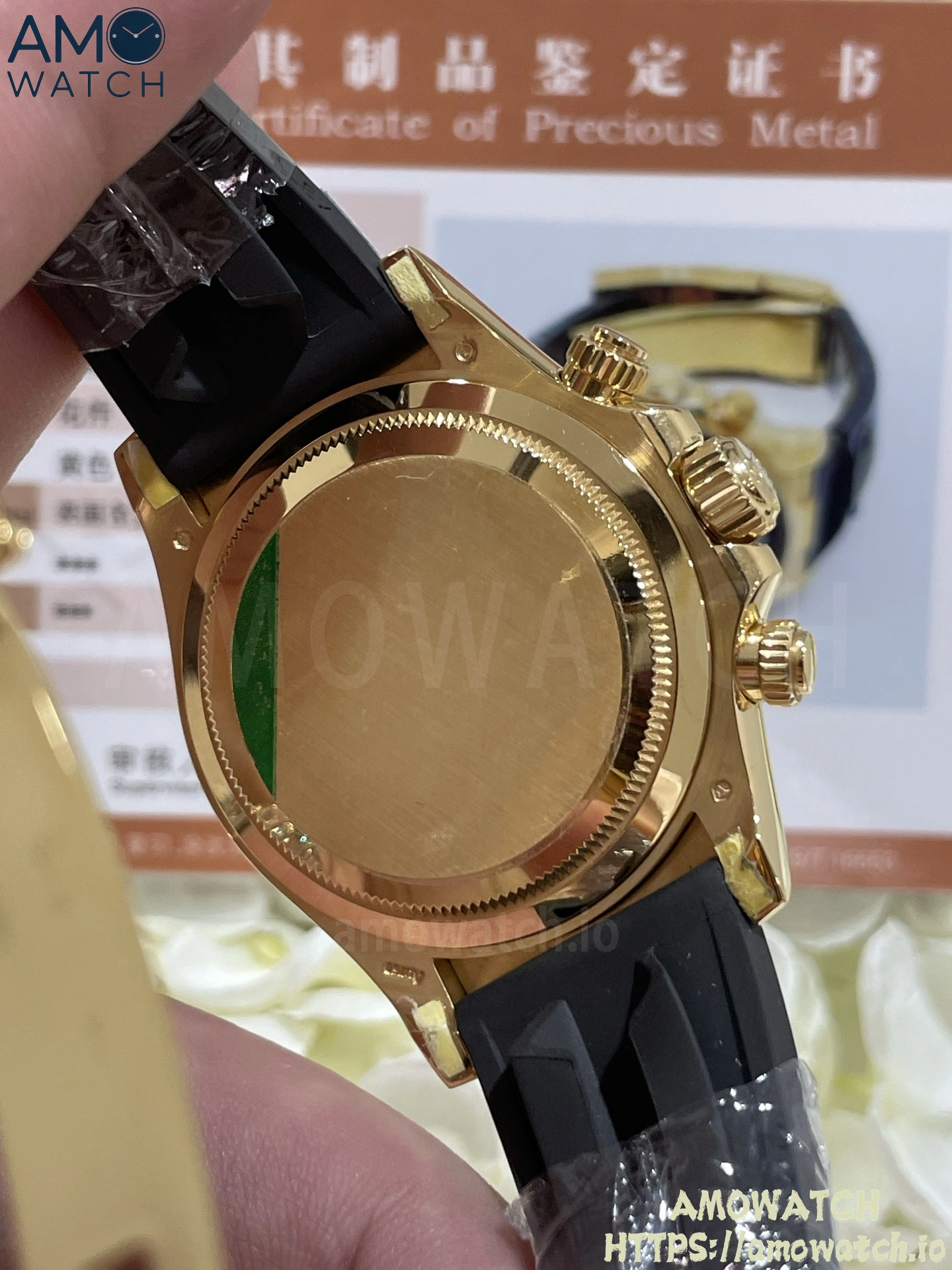 Daytona 126518 Turquoise Dial on Oysterflex Strap (Weighted) 11 weishang_20250926002611