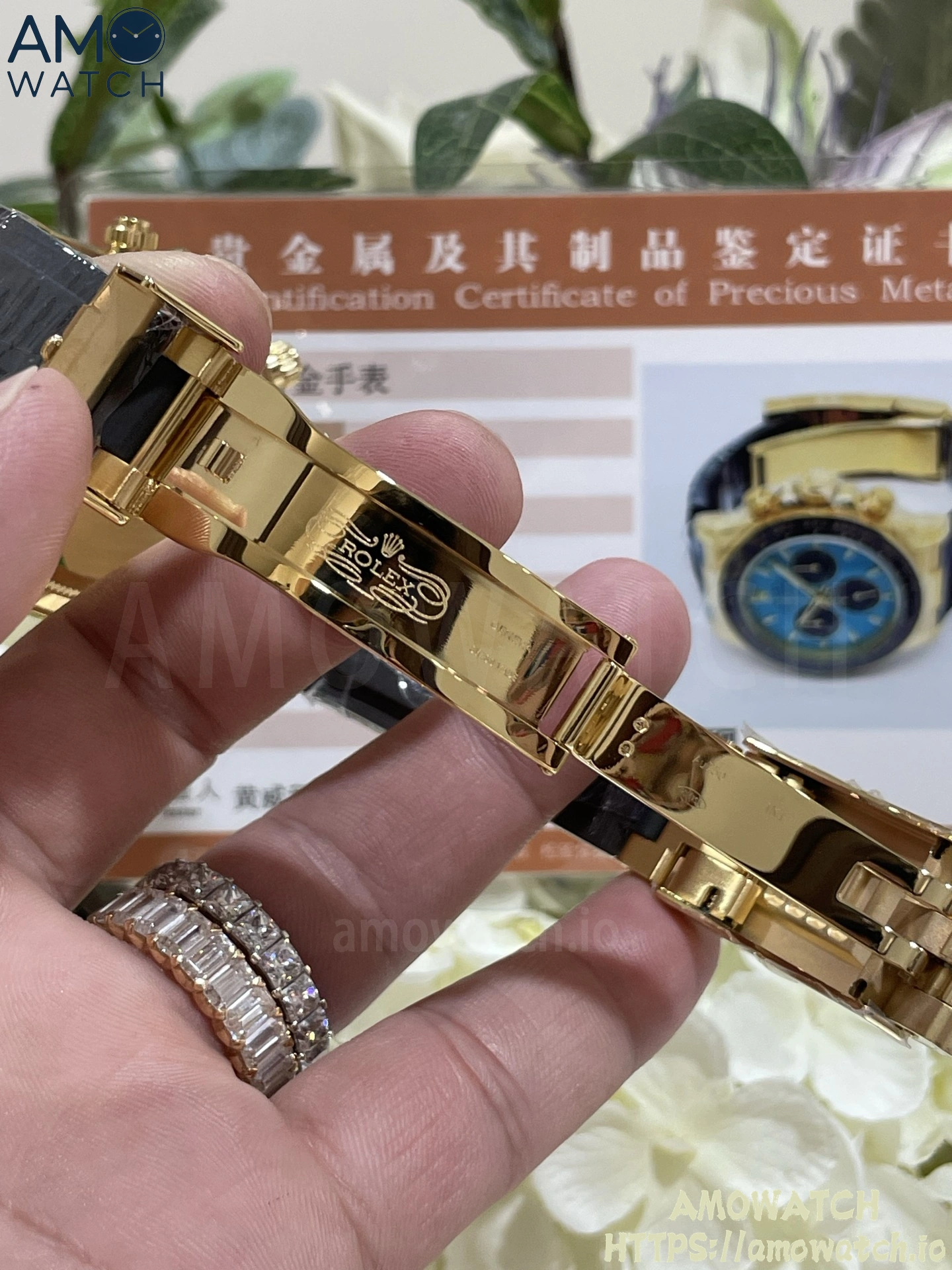 Daytona 126518 Turquoise Dial on Oysterflex Strap (Weighted) 10 weishang_20250926002603